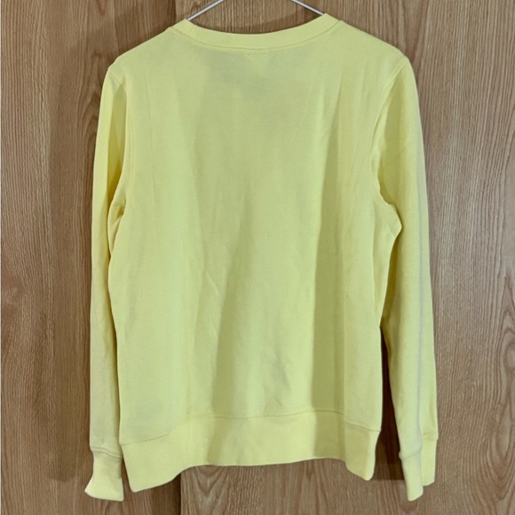 NWT Amazon Essentials Light Yellow Crewneck Sweatshirt - Picture 2 of 5
